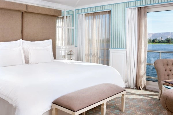 Cabin aboard the MS Tosca Nile Cruise Nile cruise